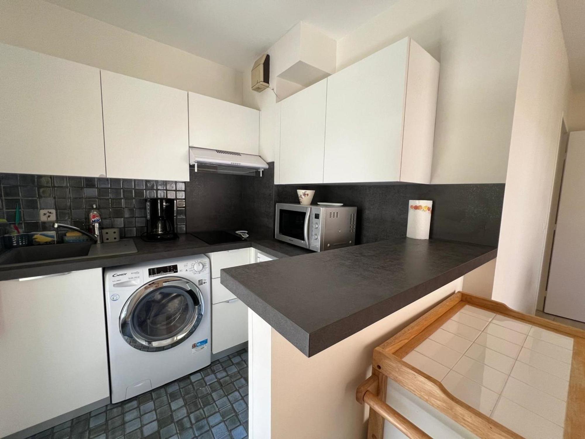 Appartement T2, Vue Mer, Proche Plage Et Commerces, Parking Inclus - Fr-1-474-6 阿卡雄 外观 照片