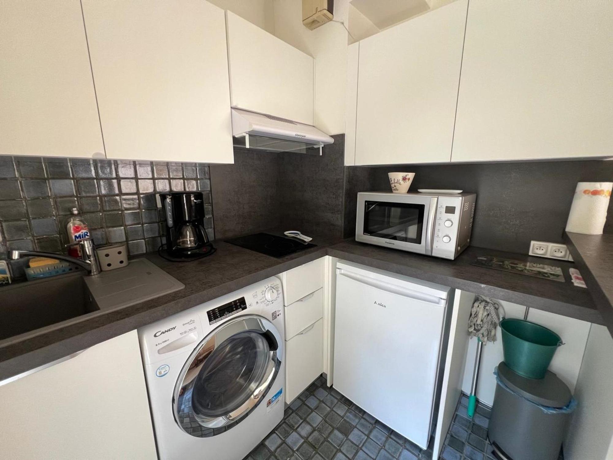 Appartement T2, Vue Mer, Proche Plage Et Commerces, Parking Inclus - Fr-1-474-6 阿卡雄 外观 照片